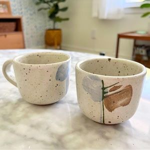 Set of Nature Inspired Tea Cups